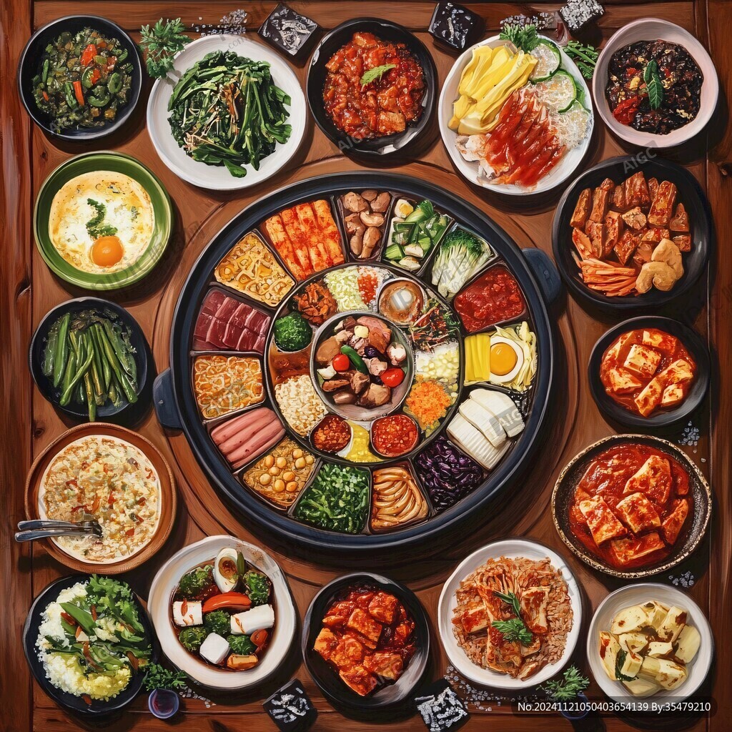 韩式美食素材