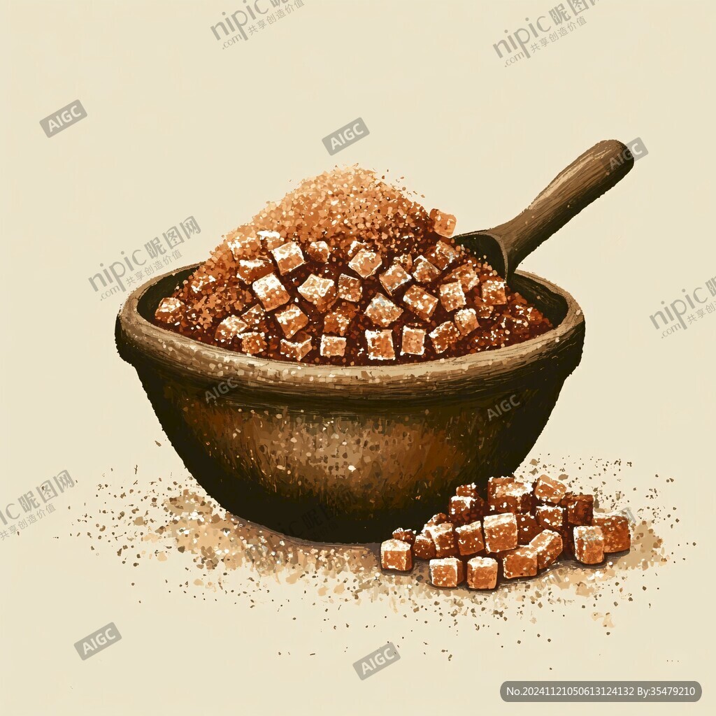 手工红糖插画