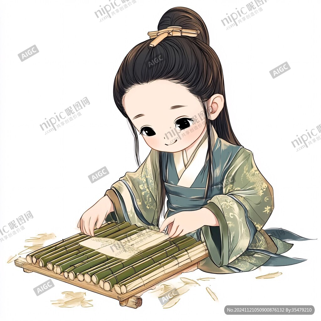 q版秀才读书