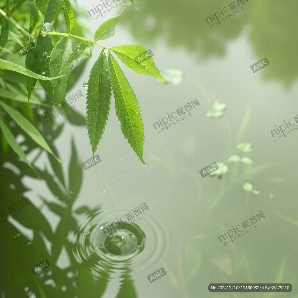 水面漂浮的植物