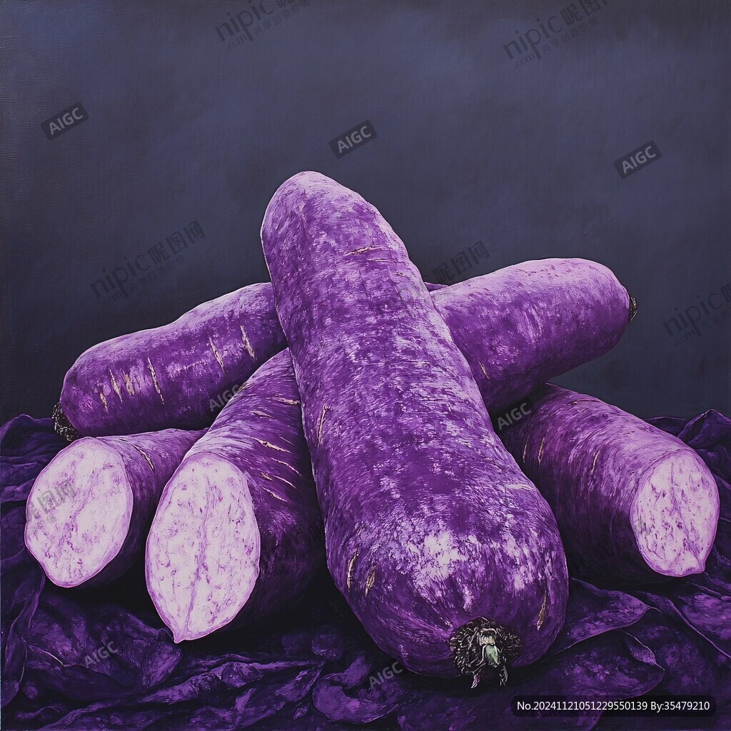 紫薯装饰画