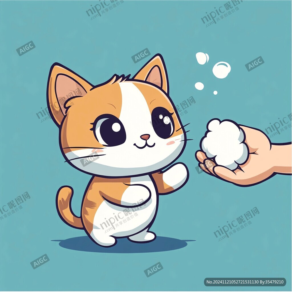 q版小猫卡通形象设计