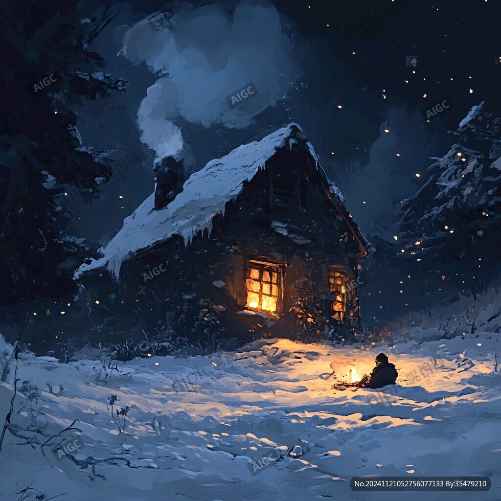 寂静的雪夜