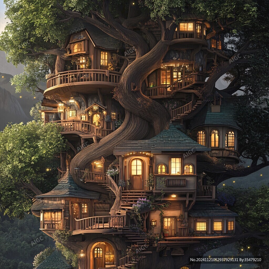 树屋效果图
