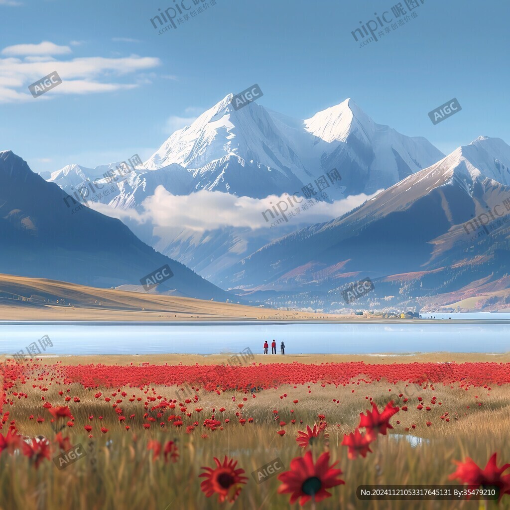 宽屏风景画