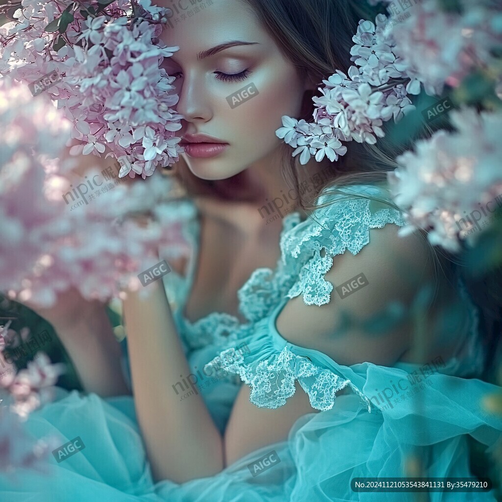 唯美花间美人