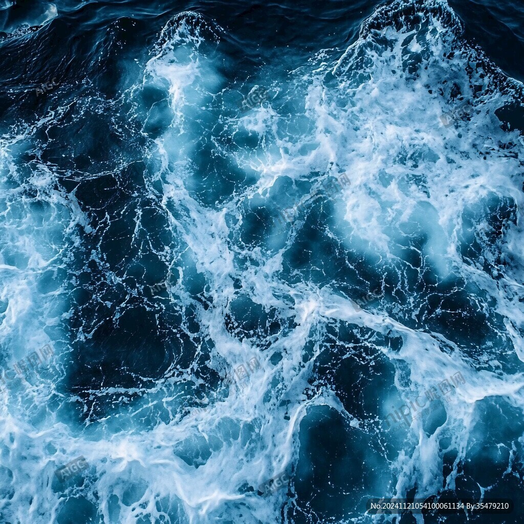 海水线条海浪
