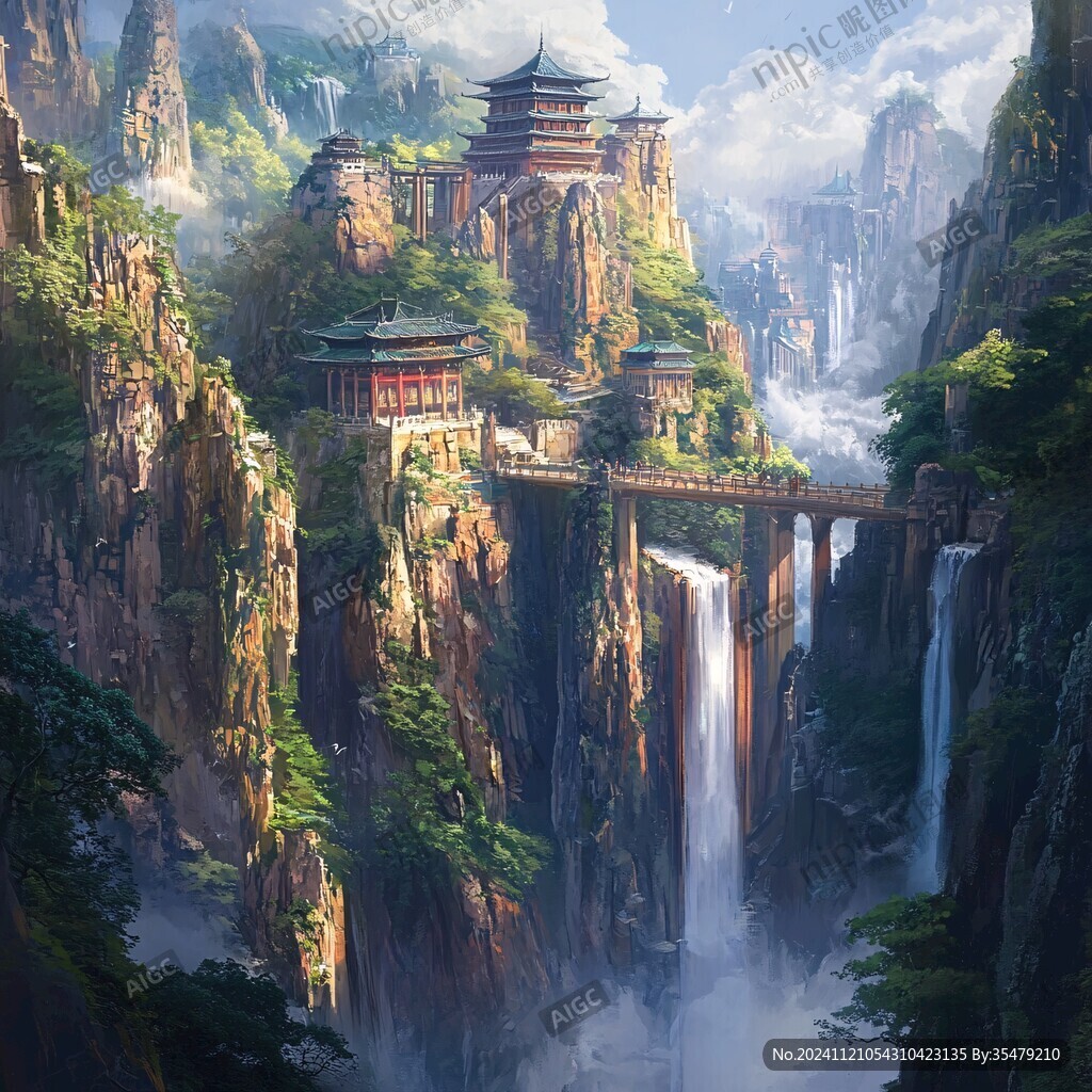 古风场景概念图