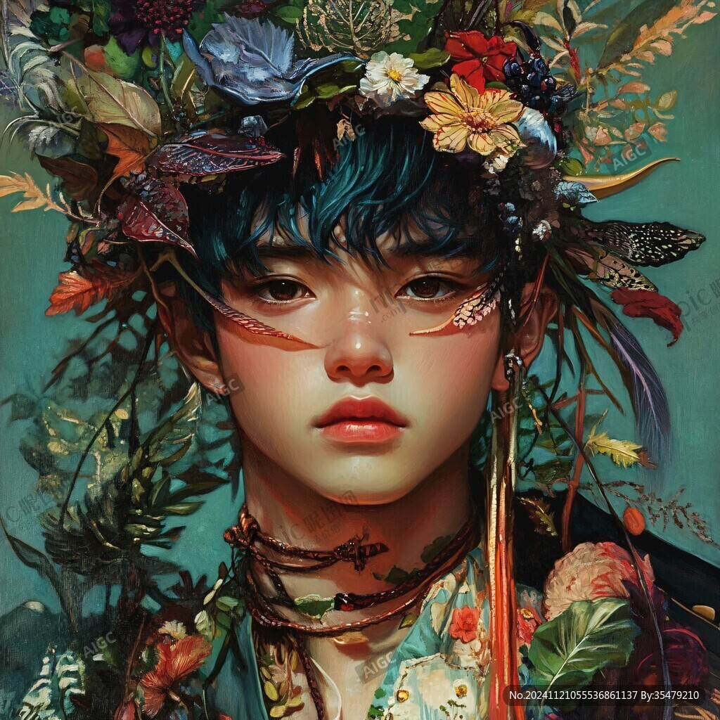 高级感女插画