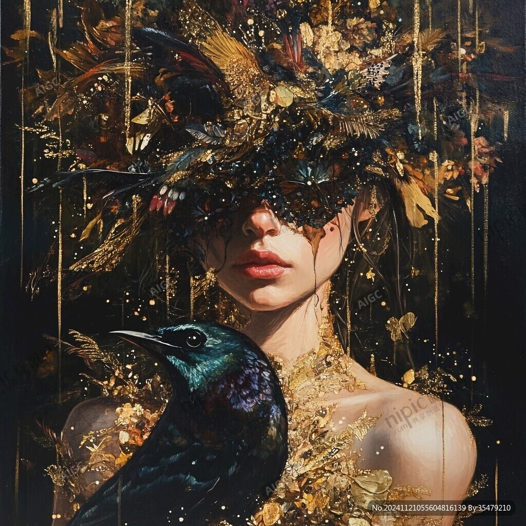 写实唯美插画