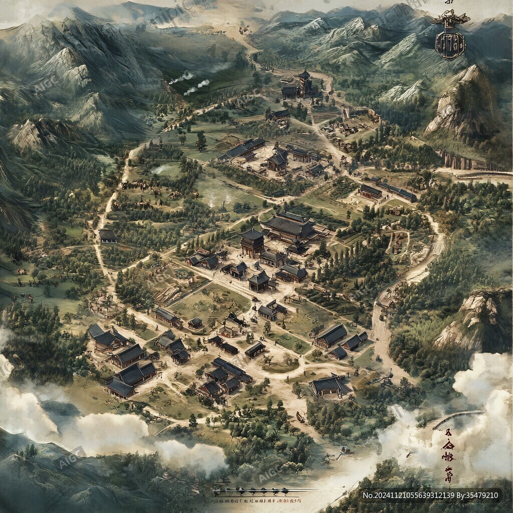 影视基地鸟瞰图