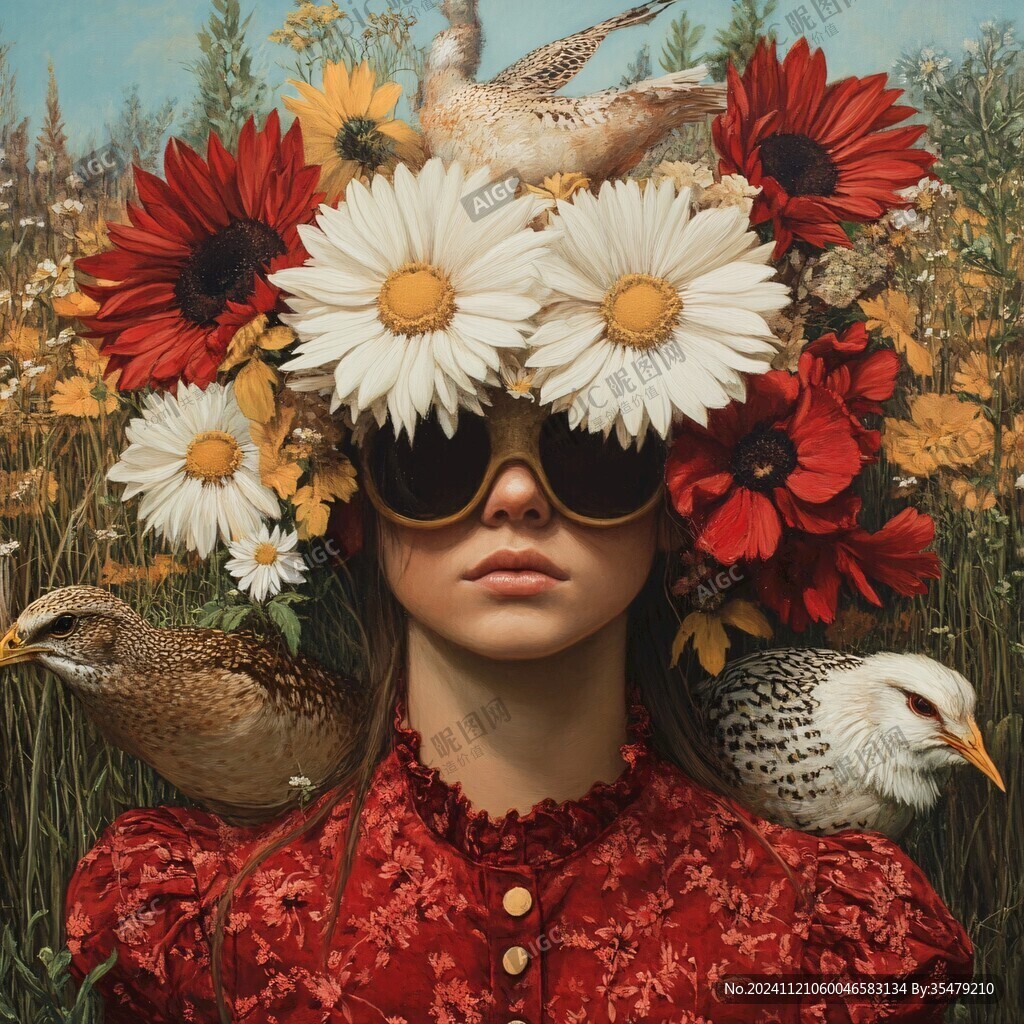 欧美花鸟