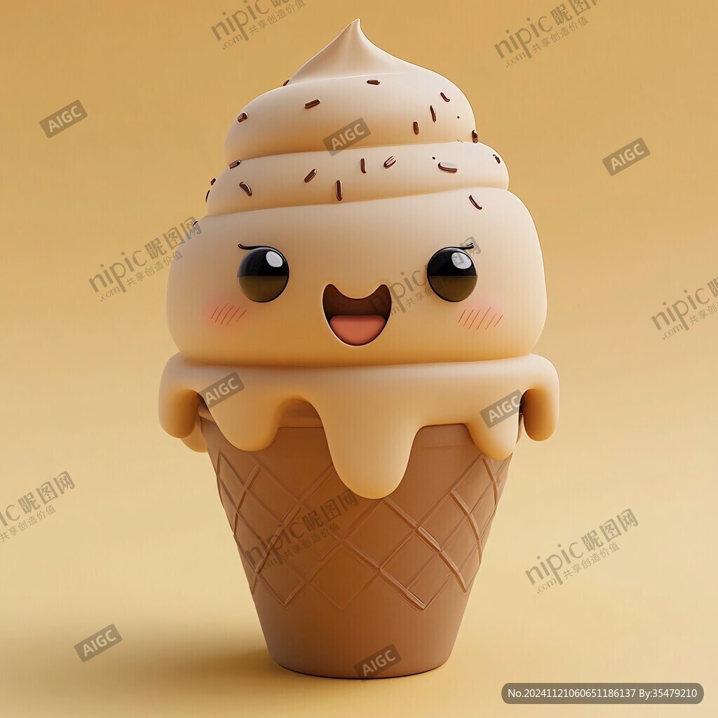 冰淇淋卡通形象设计