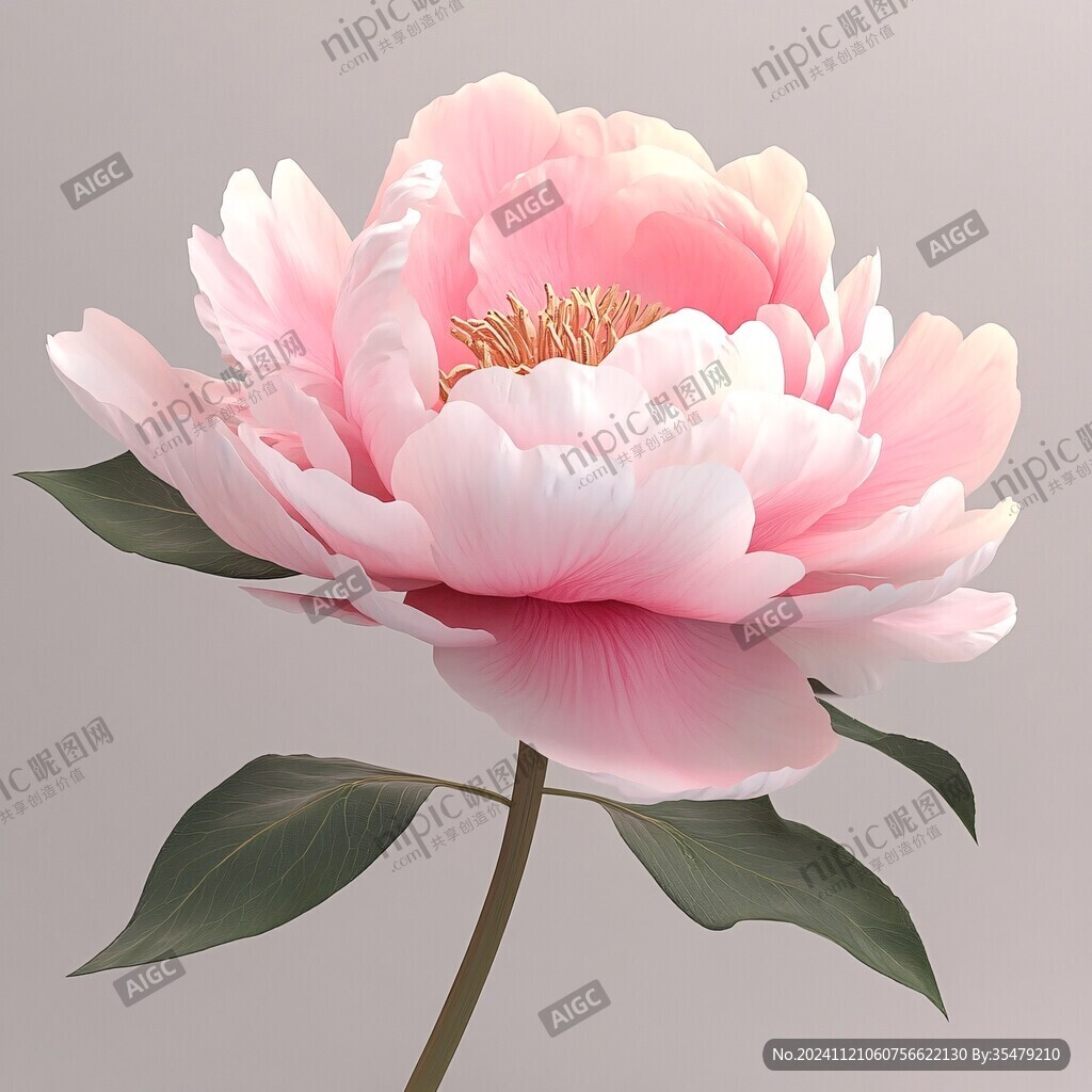 3d牡丹花卉