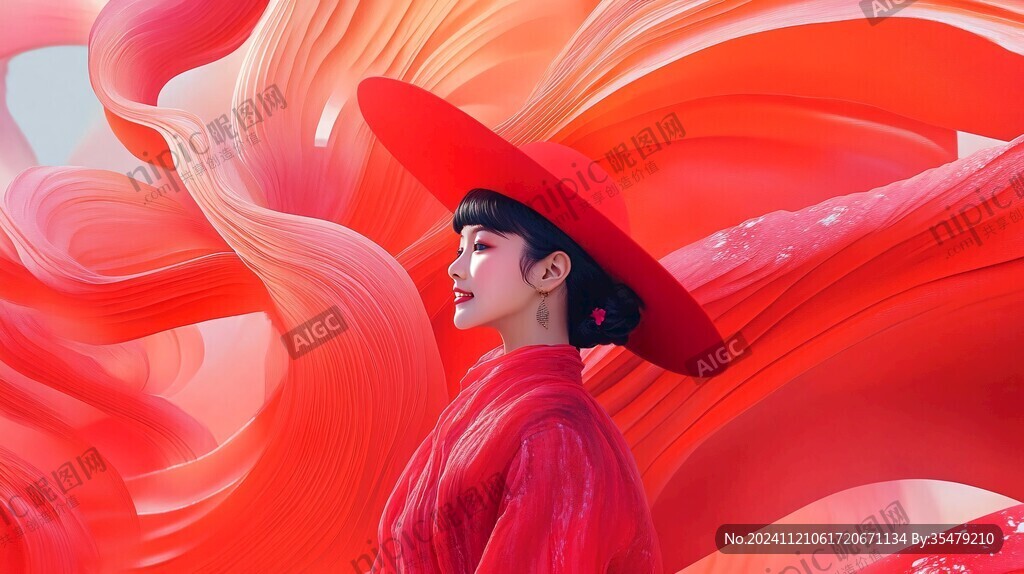 红色设设计感
