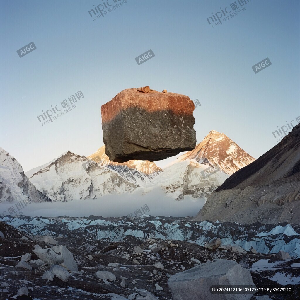 珠穆朗玛峰地标石