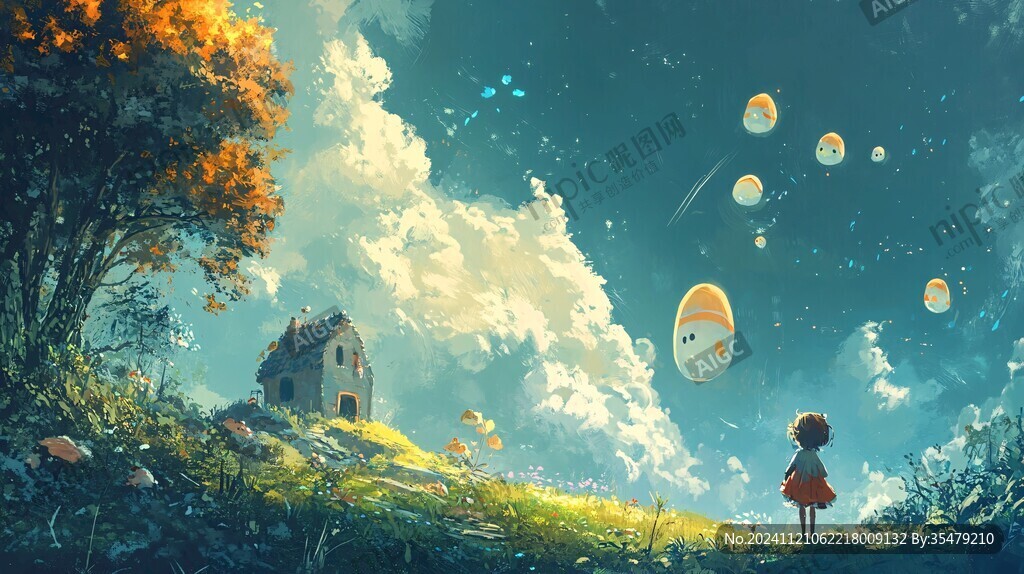 梦幻唯美童话童年美梦