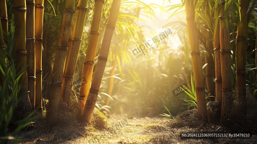 唯美竹林背景