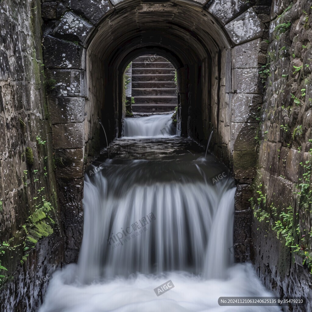 老城墙排水口