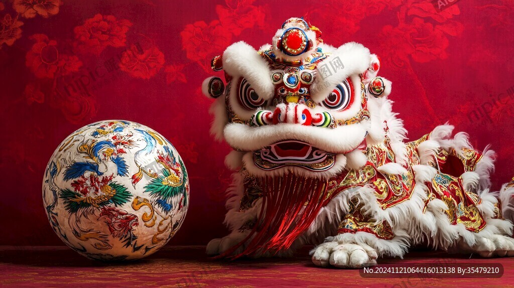 舞狮壁纸封面背景