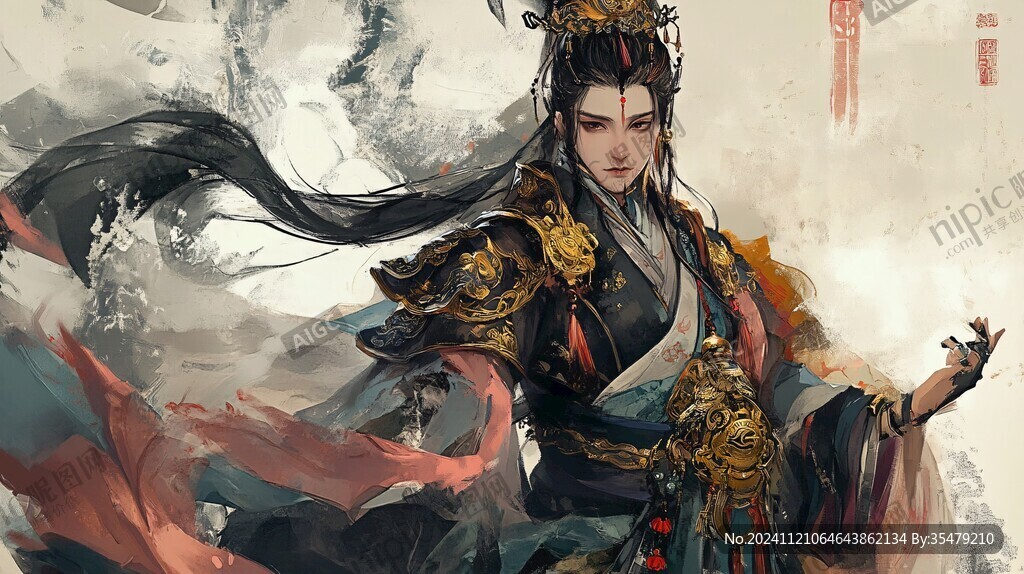 古风男性角色