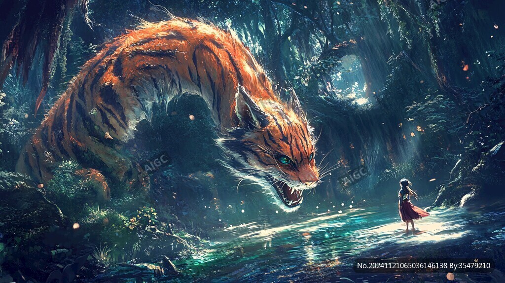 奇幻森林插画
