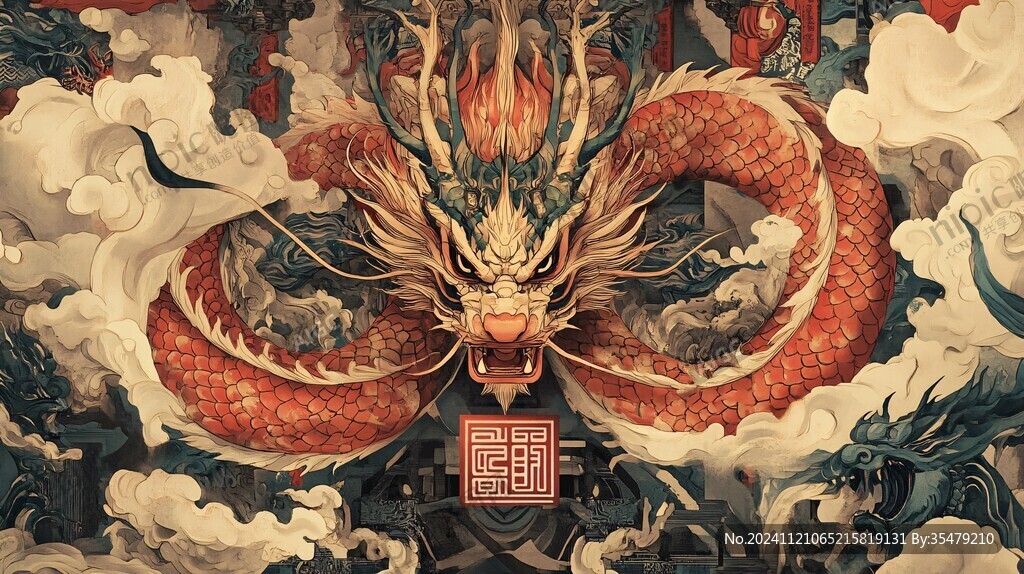 龙年文创插画