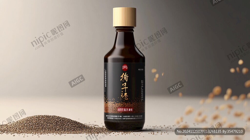纯芝麻油包装设计