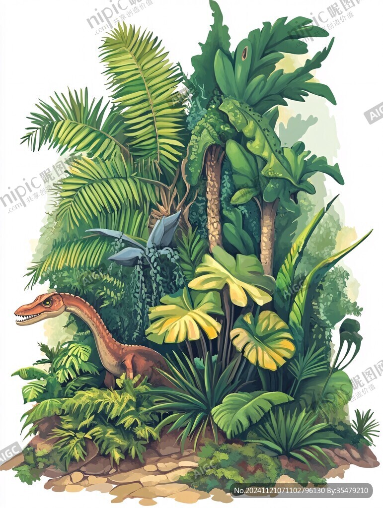 热带雨林插画