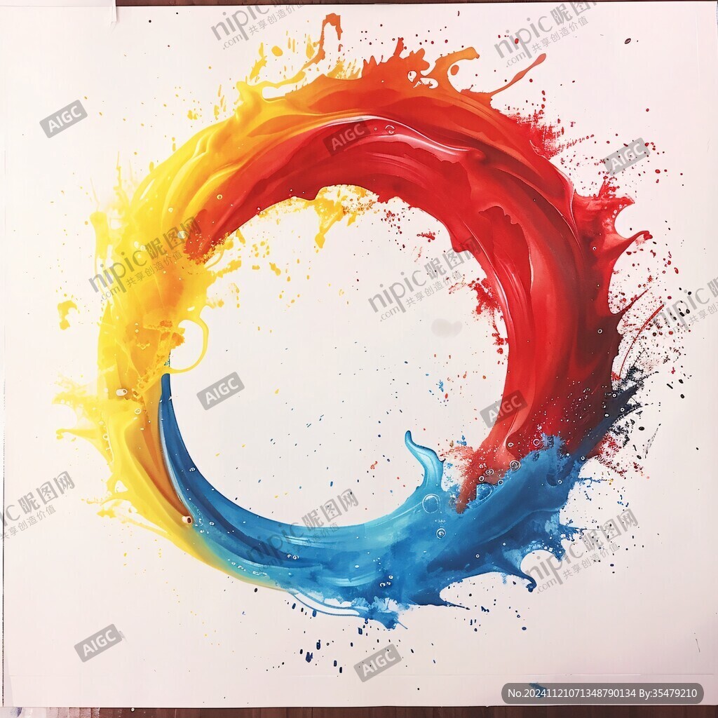 流体画图片