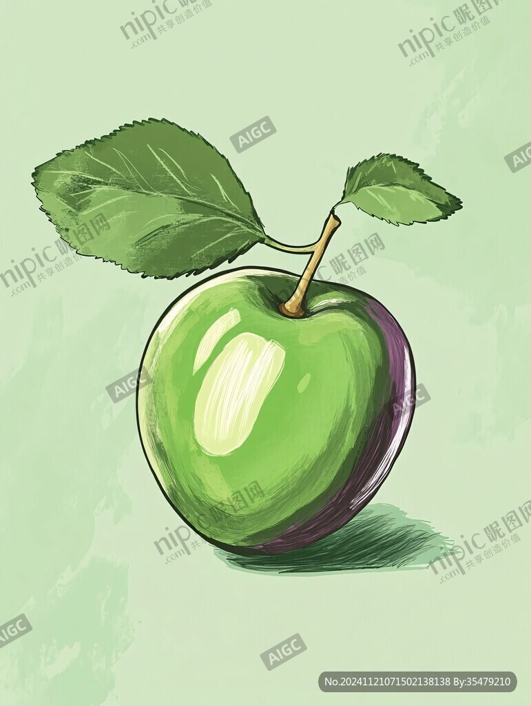 手绘大青枣