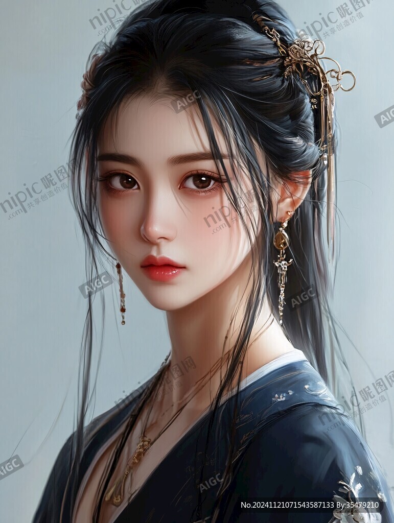 板绘人像