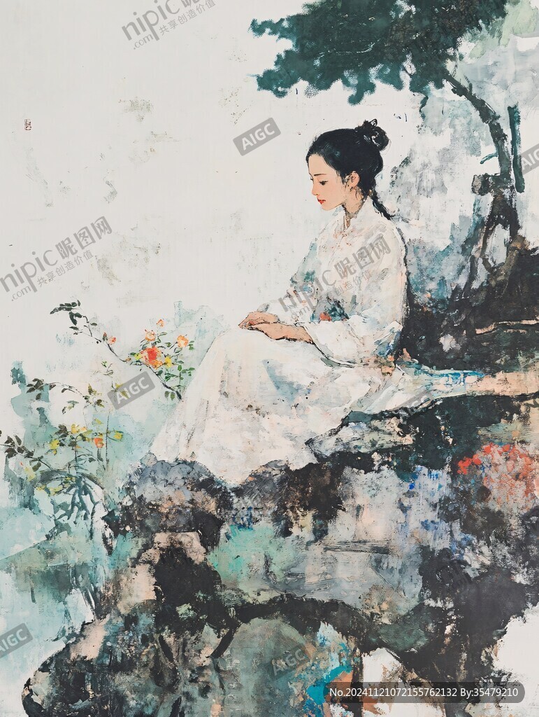 水彩金陵十二钗