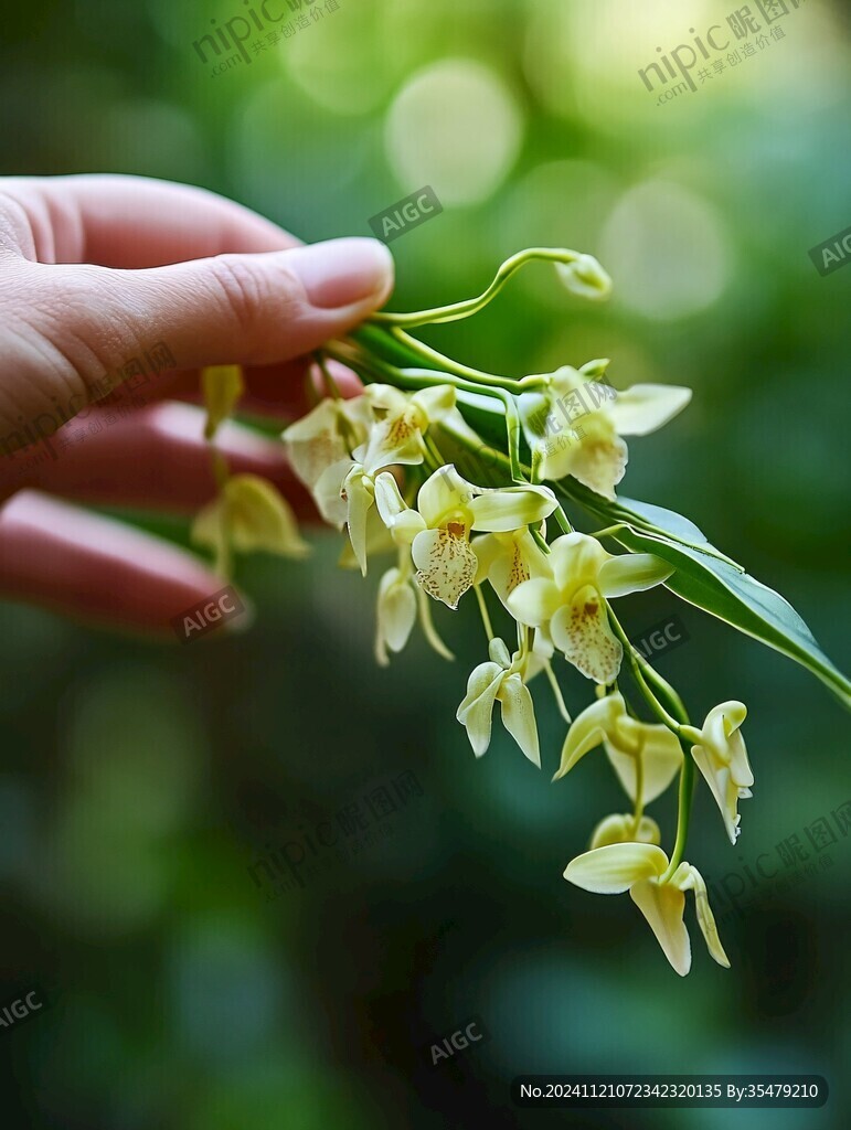 西双版纳鼓槌石斛花