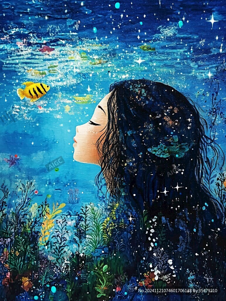 海底世界唯美女孩