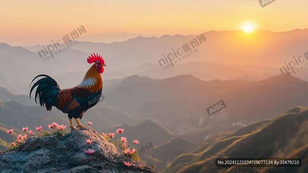 雄鸡唱晓