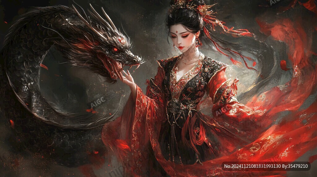 古风龙女ip