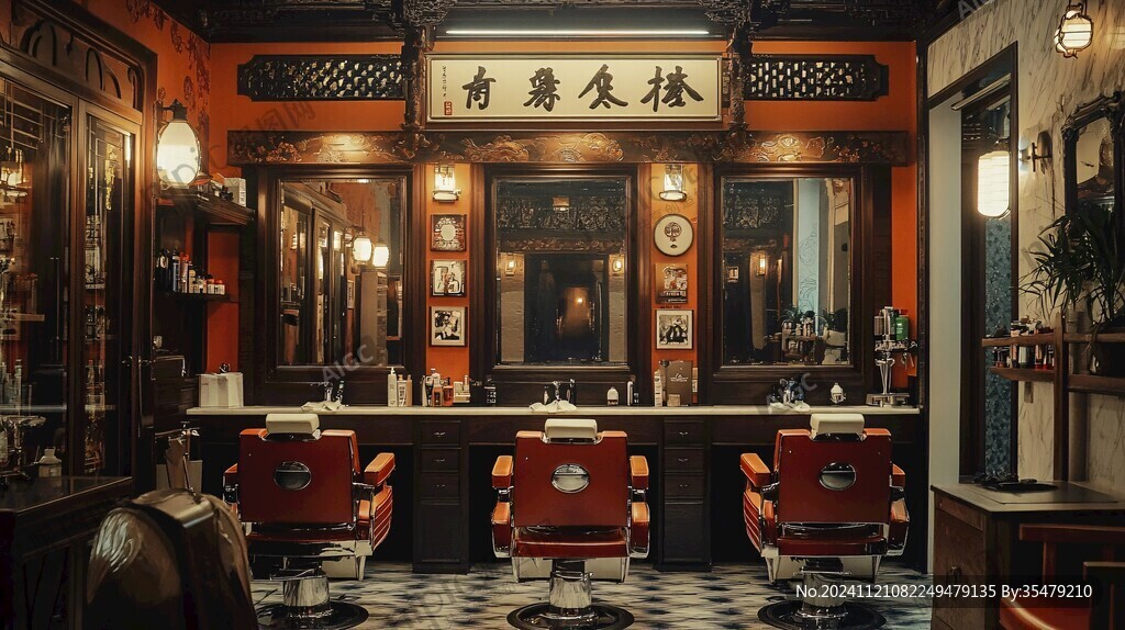 怀旧理发店