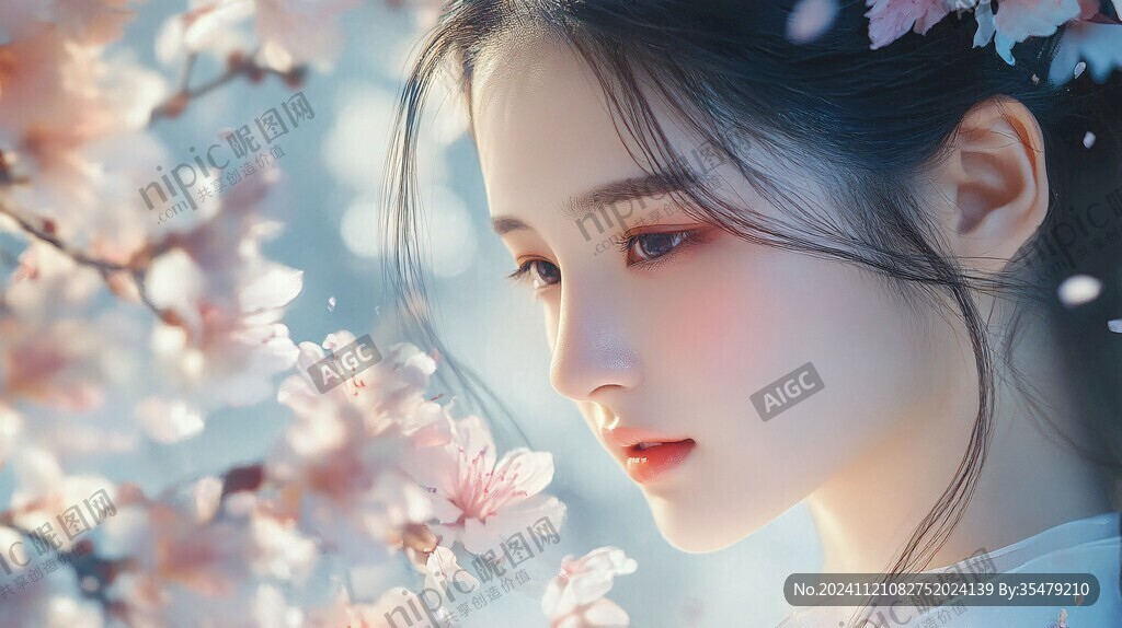 仙气清冷少女壁纸图片