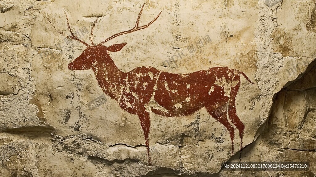 古代北山羊岩画