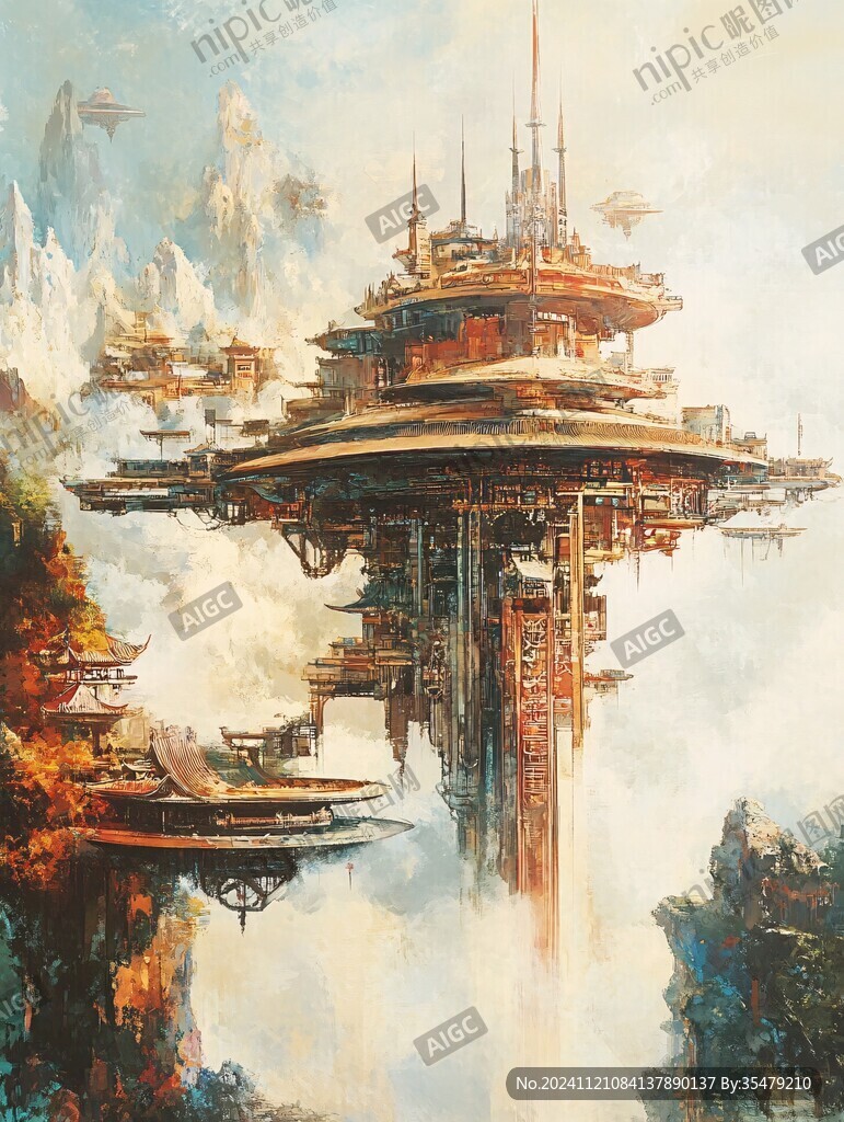 古风仙境天上宫阙