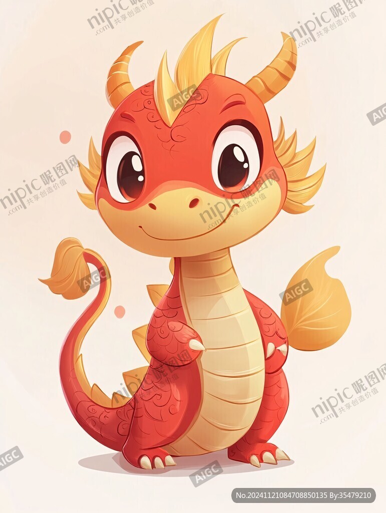 原创卡通小龙