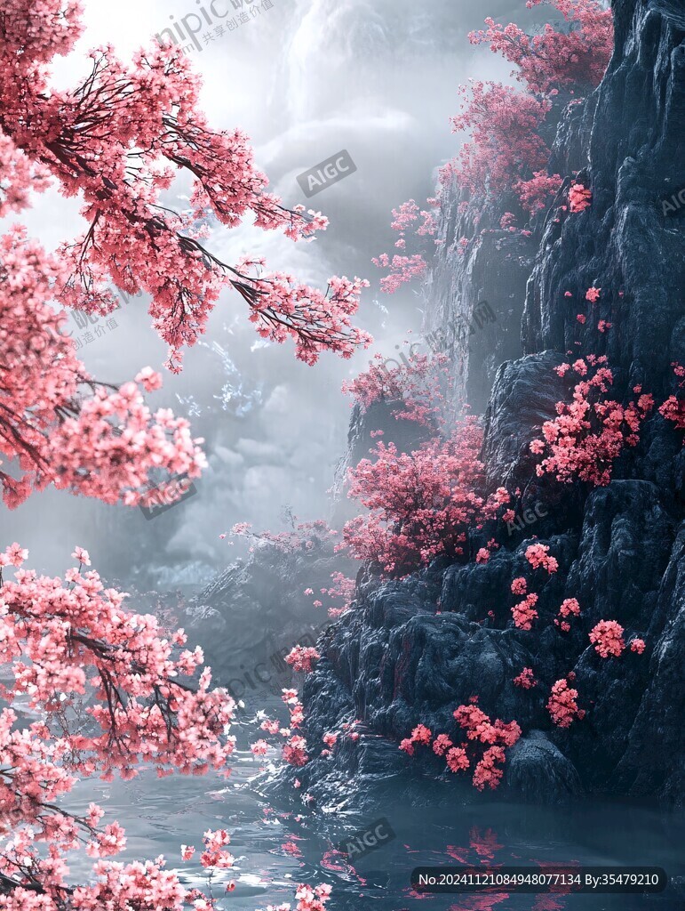 唯美梦幻梅花林