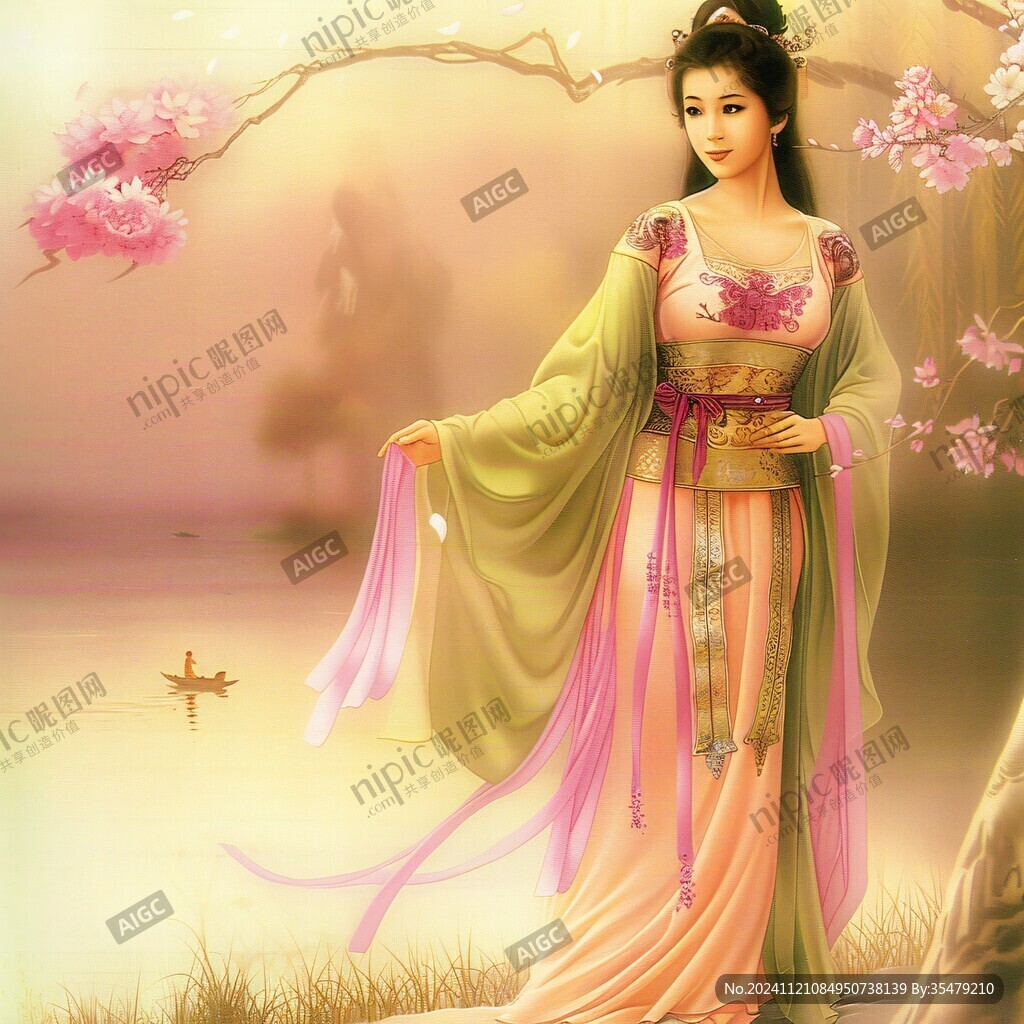 古典美女壁纸