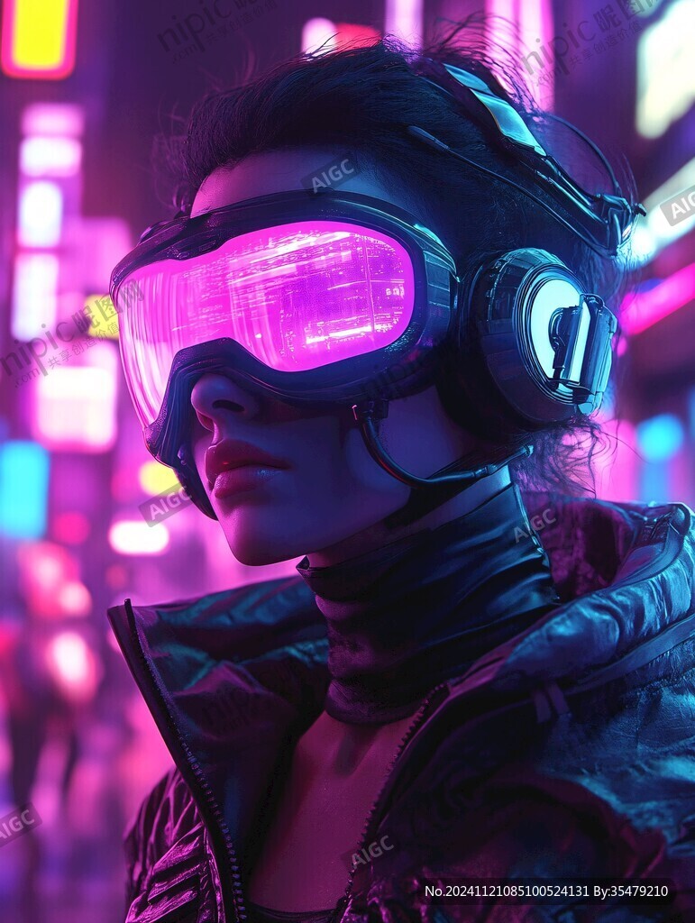赛博朋克潮流人物