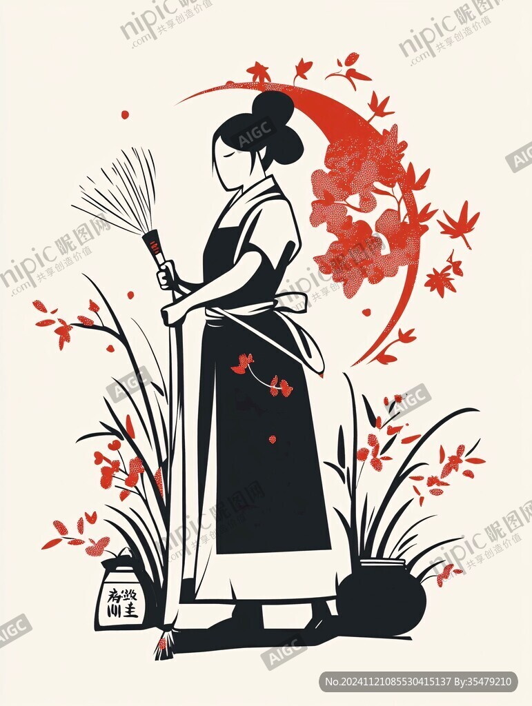 农妇杂粮图案设计