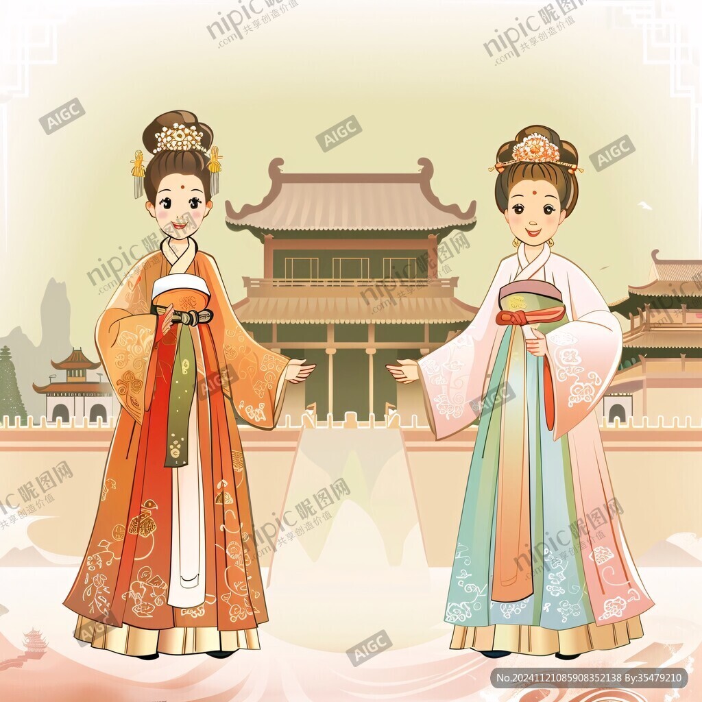 卡通汉服