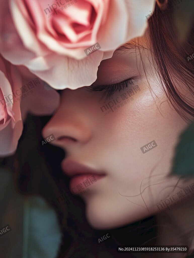 唯美花间美人