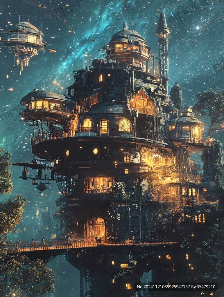 幻想的外星建筑
