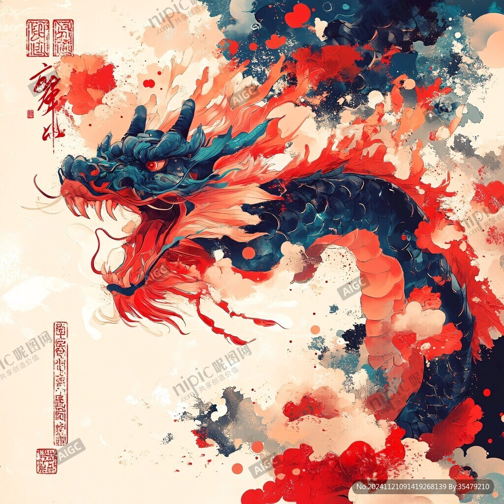 龙年插画合集